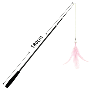 cat teaser wand stretchable
