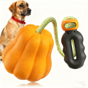 dog outdoor toy pumpkin shape