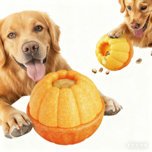 dog chew toy orange shape