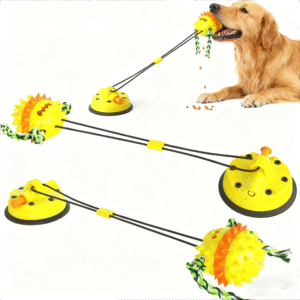 dog chew ball indoor vacuum cup